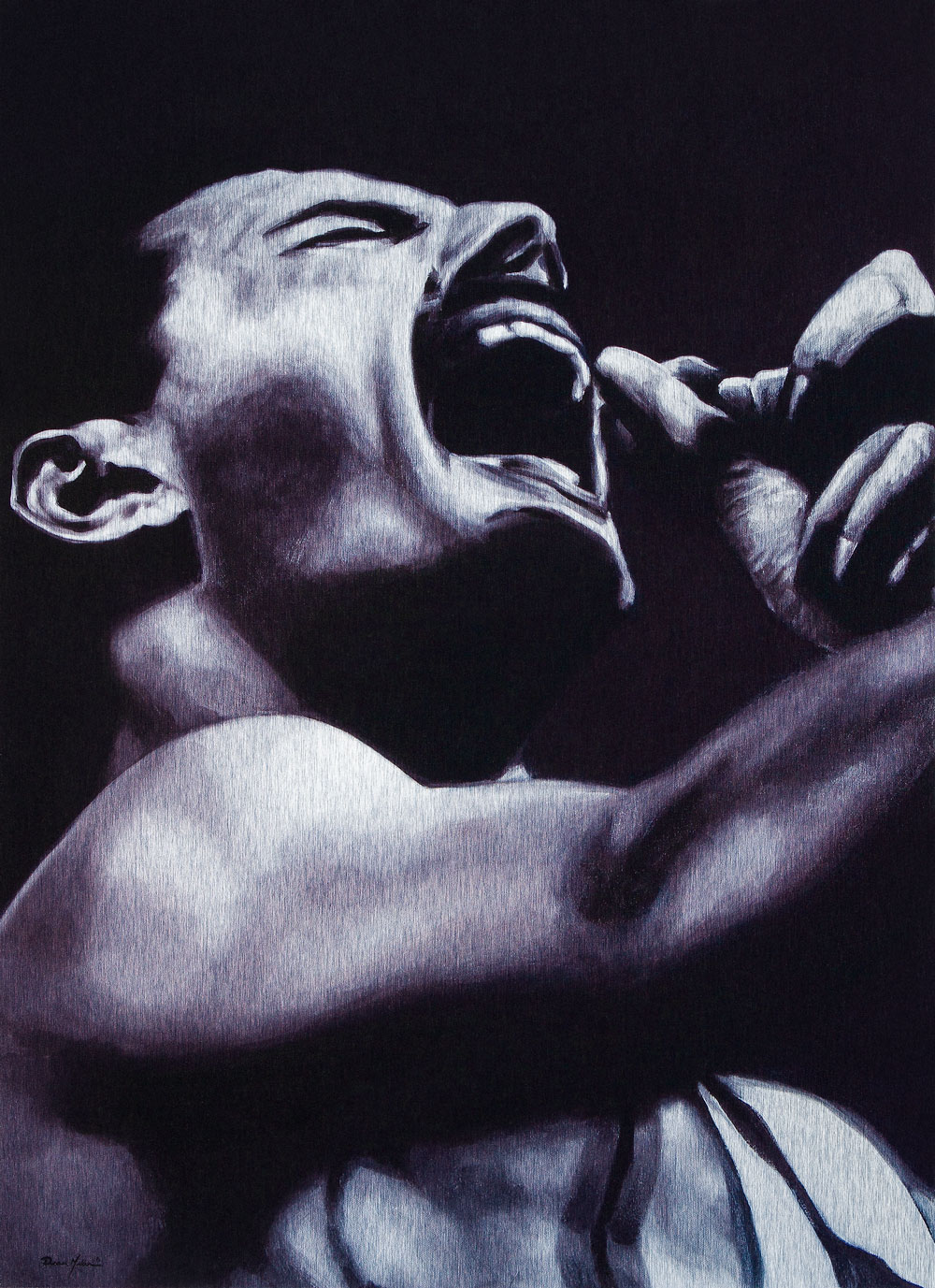 Freddie Mercury Aluminum Print © Dean Miller